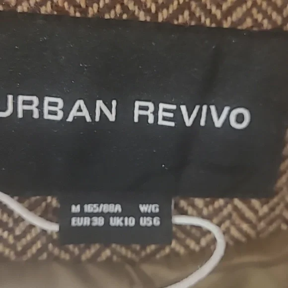 NWT URBAN REVIVO CROPPED TWEED JACKET - Picture 9 of 11